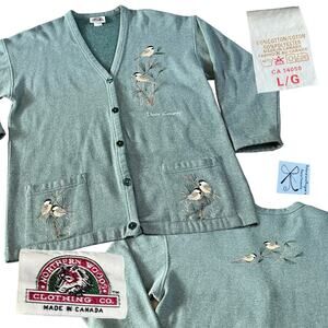 Northern Woods Clothing Co. Door County Wisconsin Cardigan Shacket Sz L